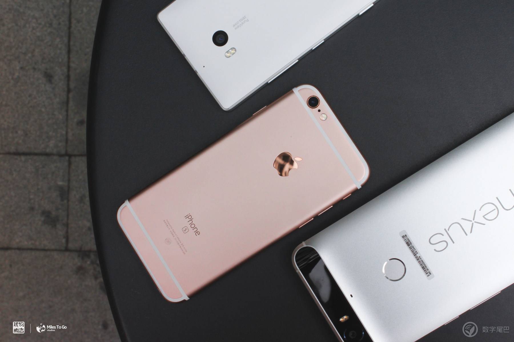 Lumia Icon、iPhone 6S、Nexus 6P