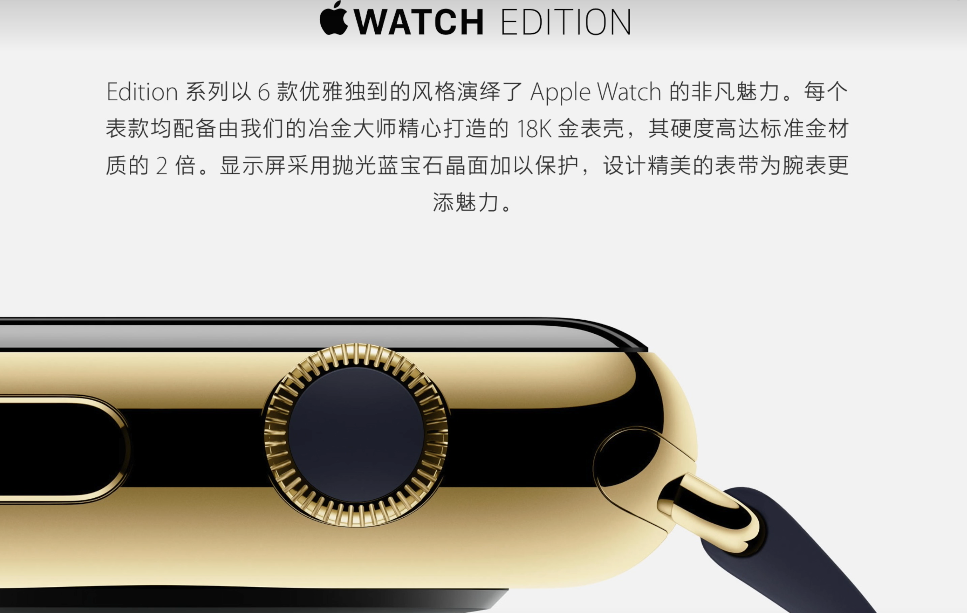 Apple Watch Edition 18K金版 圖源：品玩 LU攝